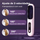 AirGlow - Escova Alisadora Profissional 5 em 1 Sem Fio + Brindes Exclusivos