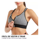 COMPRE 1 e LEVE 2 - Sutiã Esportivo Ultimate - Zíper Frontal, Alças Ajustáveis e Resistente a Impactos!