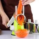 Cortador e Fatiador Manual de Legumes com 3 Lâminas Inox