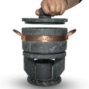 COMPRE 1 LEVE 2 - Fondue De Pedra Sabão 500 ml Ideal Para Queijos e Chocolate