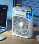 Ventilador Umidificador Portátil Com Reservatório para Água e Gelo