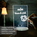 Luminária Mágica de Recados e Desenhos Iluminados - O Presente Perfeito Para a Sua Pessoa Favorita!