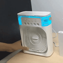 Ventilador Umidificador Portátil Com Reservatório para Água e Gelo