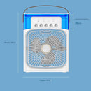 Ventilador Umidificador Portátil Com Reservatório para Água e Gelo