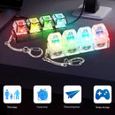 Chaveiro de Teclado Mecânico Para Aliviar o Estresse e Ansiedade