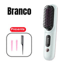 AirGlow - Escova Alisadora Profissional 5 em 1 Sem Fio + Brindes Exclusivos
